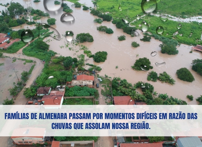 NOTA OFICIAL: Câmara de Almenara se solidariza com famílias atingidas pelas chuvas